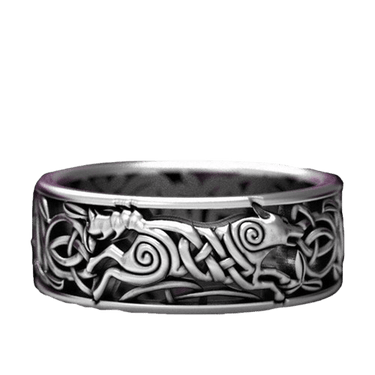 Bague Celte loup géant - Univers Celtique